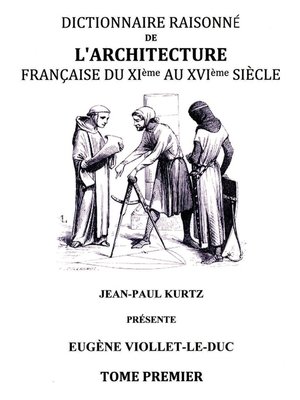 cover image of Dictionnaire raisonné de l'architecture française du XIe au XVIe siècle TI